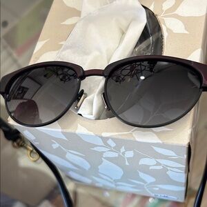 Morgenthal optics Dark tortoise /Red Sunglasses